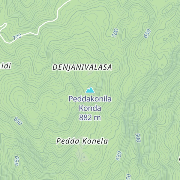 Map of Peddakonila Konda