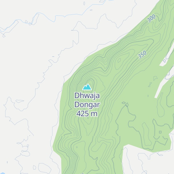 Map of Dhwaja Dongar