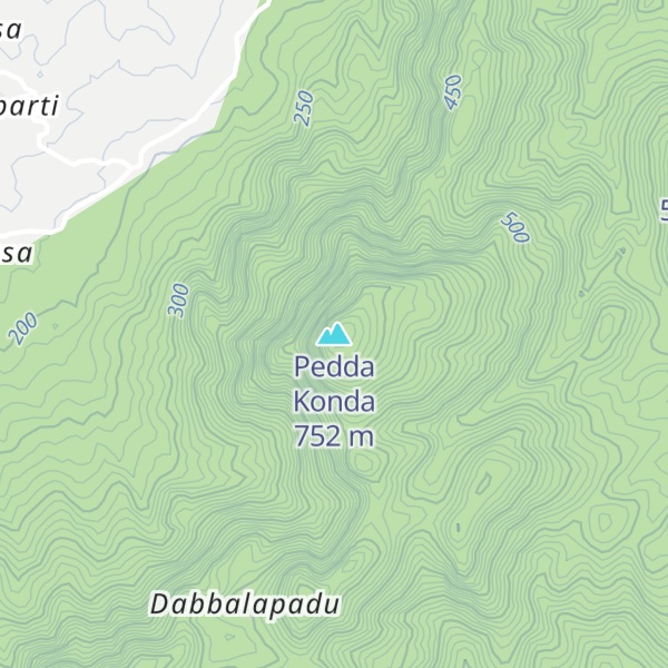 Map of Pedda Konda