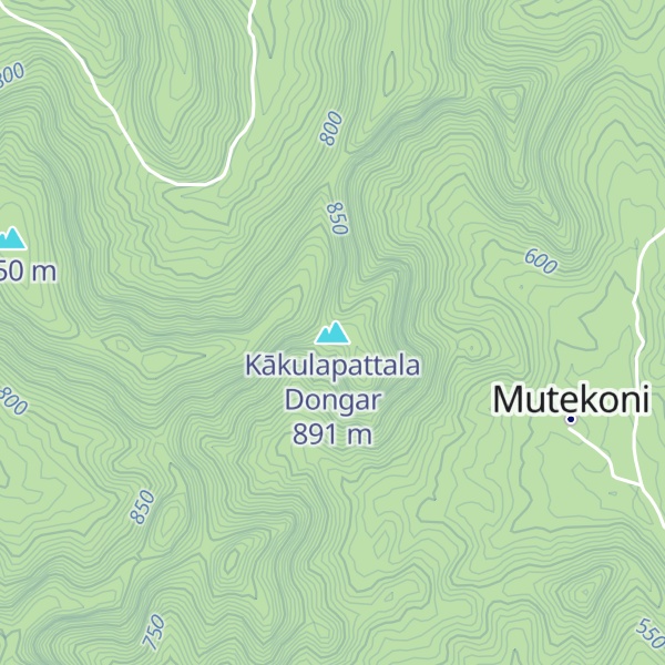 Map of Kākulapattala Dongar