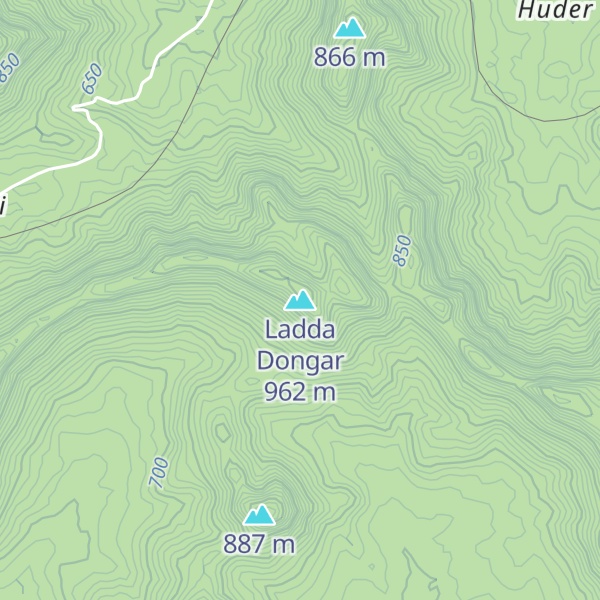 Map of Ladda Dongar