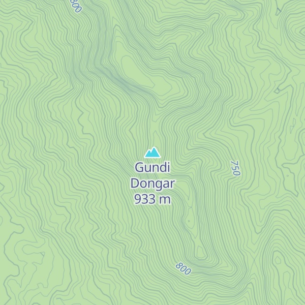 Map of Gundi Dongar