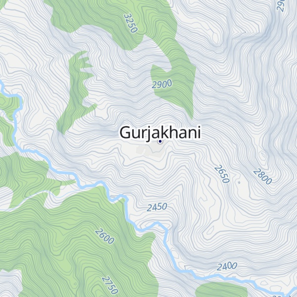 Map of Gurja Khani Hidden Village