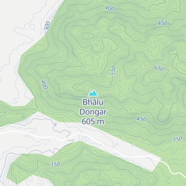 Map of Bhālu Dongar