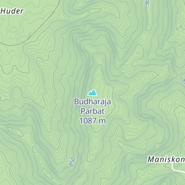 Map of Budharaja Parbat