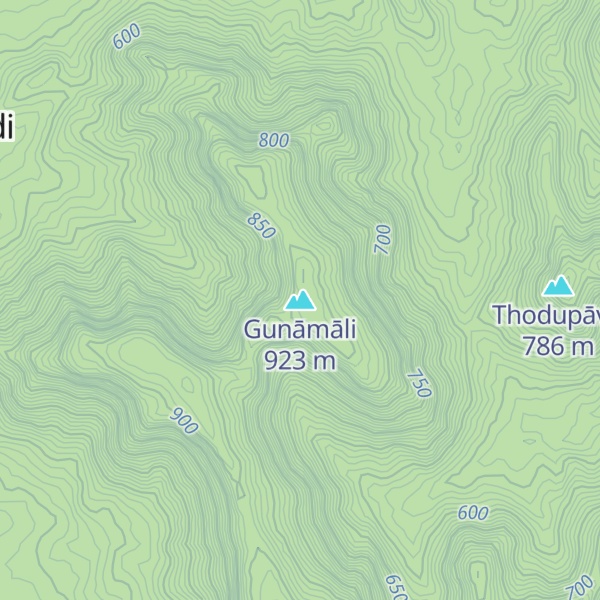 Map of Gunāmāli