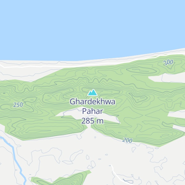 Map of Ghardekhwa Pahar