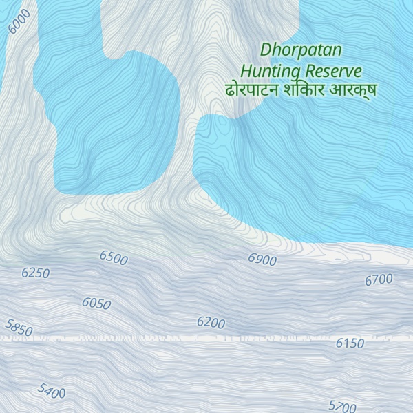 Map of Gurja Himal