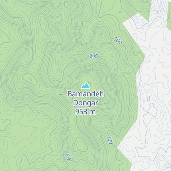 Map of Bamandeh Dongar