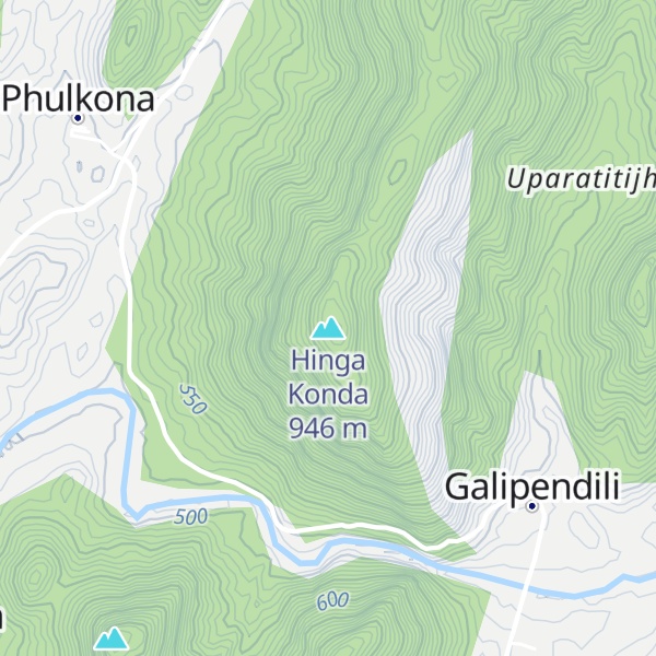 Map of Hinga Konda