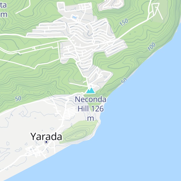 Map of Neconda Hill