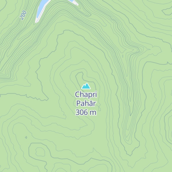 Map of Chapri Pahār