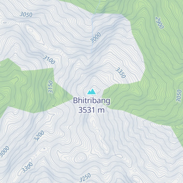 Map of Bhitribang