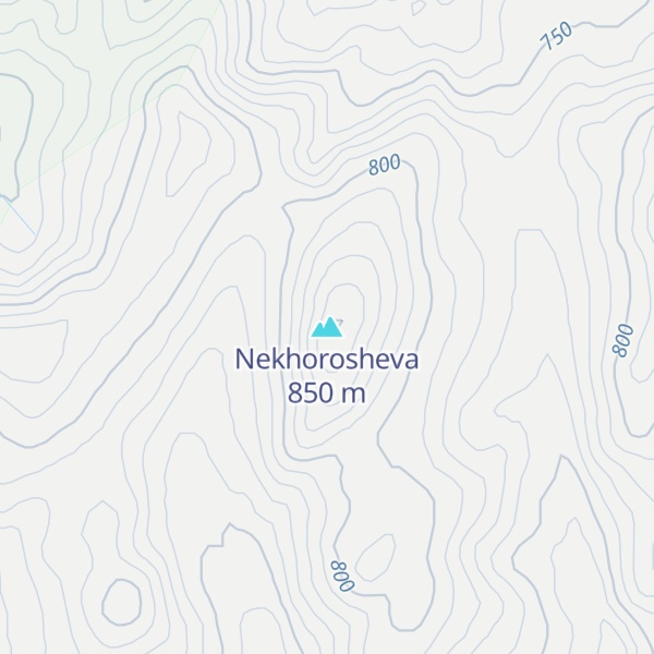 Map of Nekhorosheva