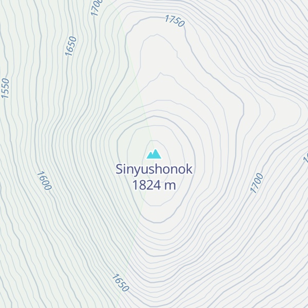 Map of Sinyushonok