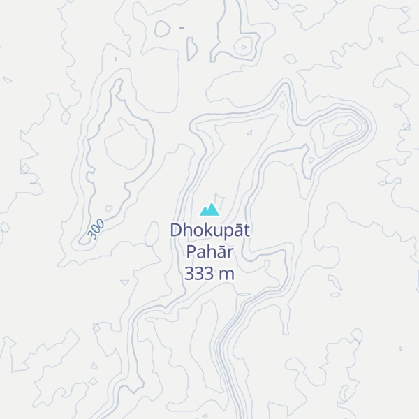 Map of Dhokupāt Pahār