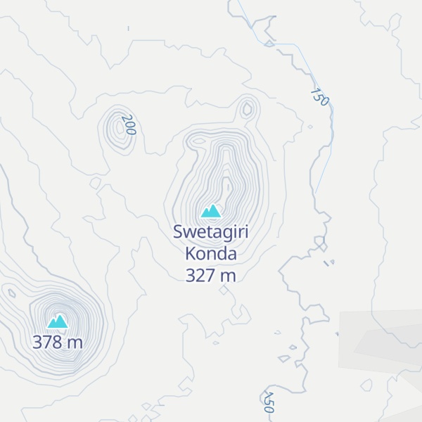 Map of Swetagiri Konda