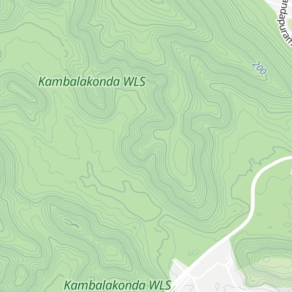 Map of Kambalakonda