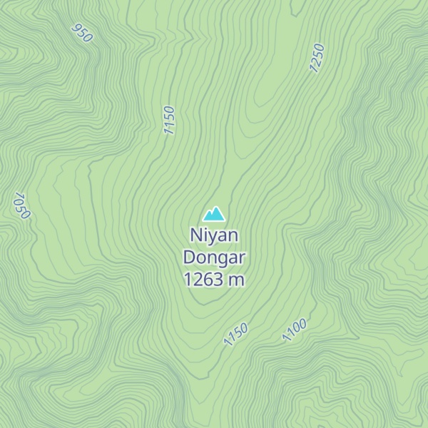 Map of Niyan Dongar