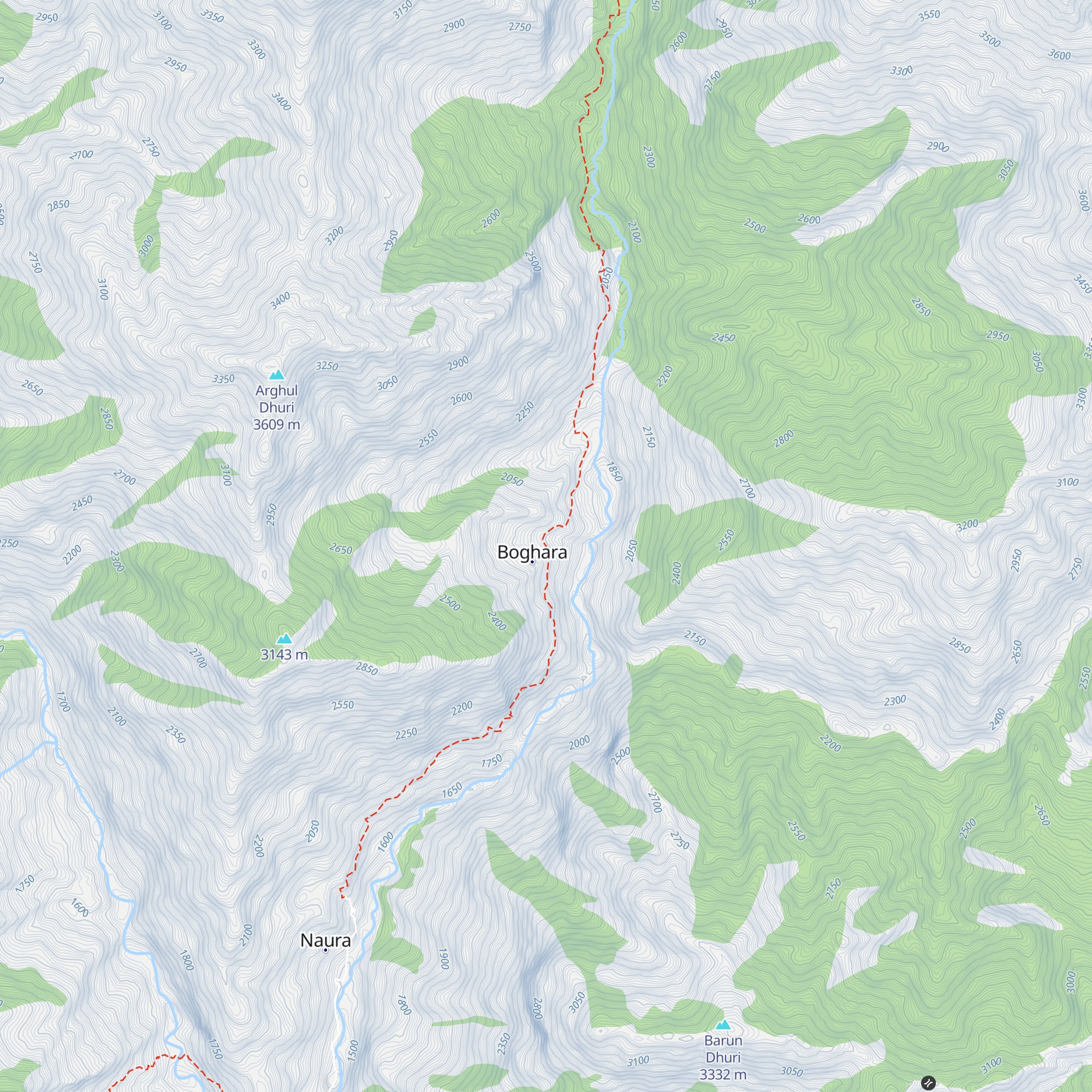 Baghara homestay and cafe map