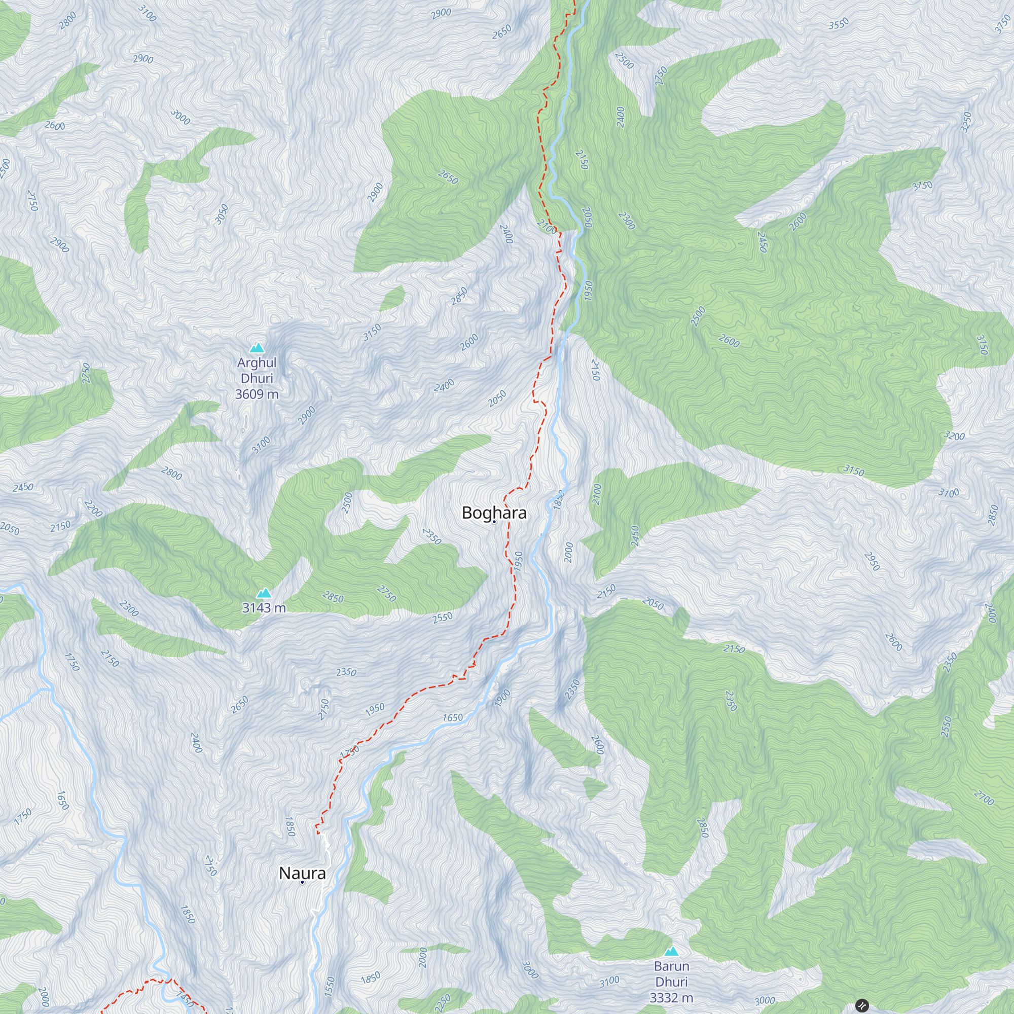 Baghara homestay and cafe map