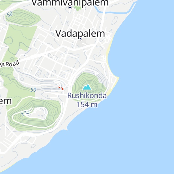 Map of Rushikonda
