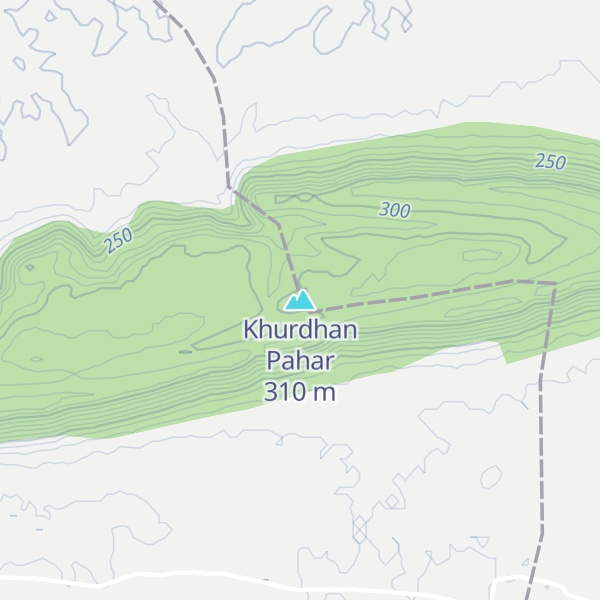 Map of Khurdhan Pahar