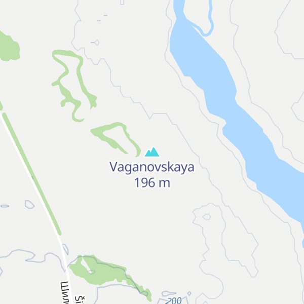 Map of Vaganovskaya