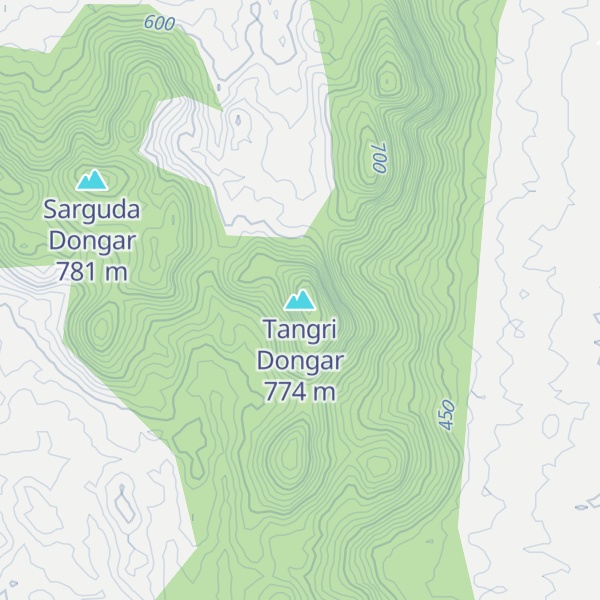 Map of Tangri Dongar