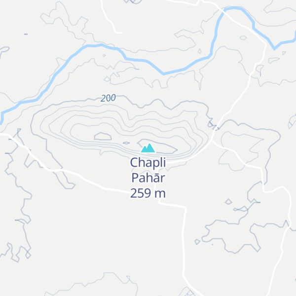 Map of Chapli Pahār