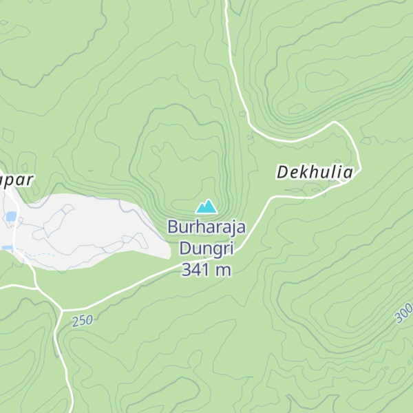 Map of Burharaja Dungri