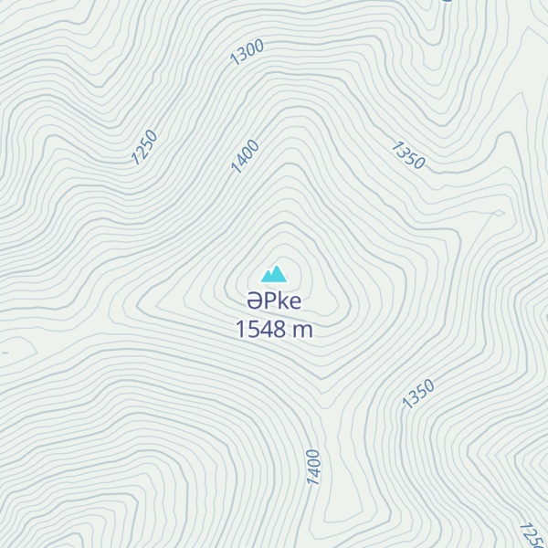 Map of ӘPke