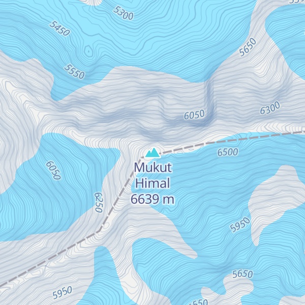 Map of Mukut Himal