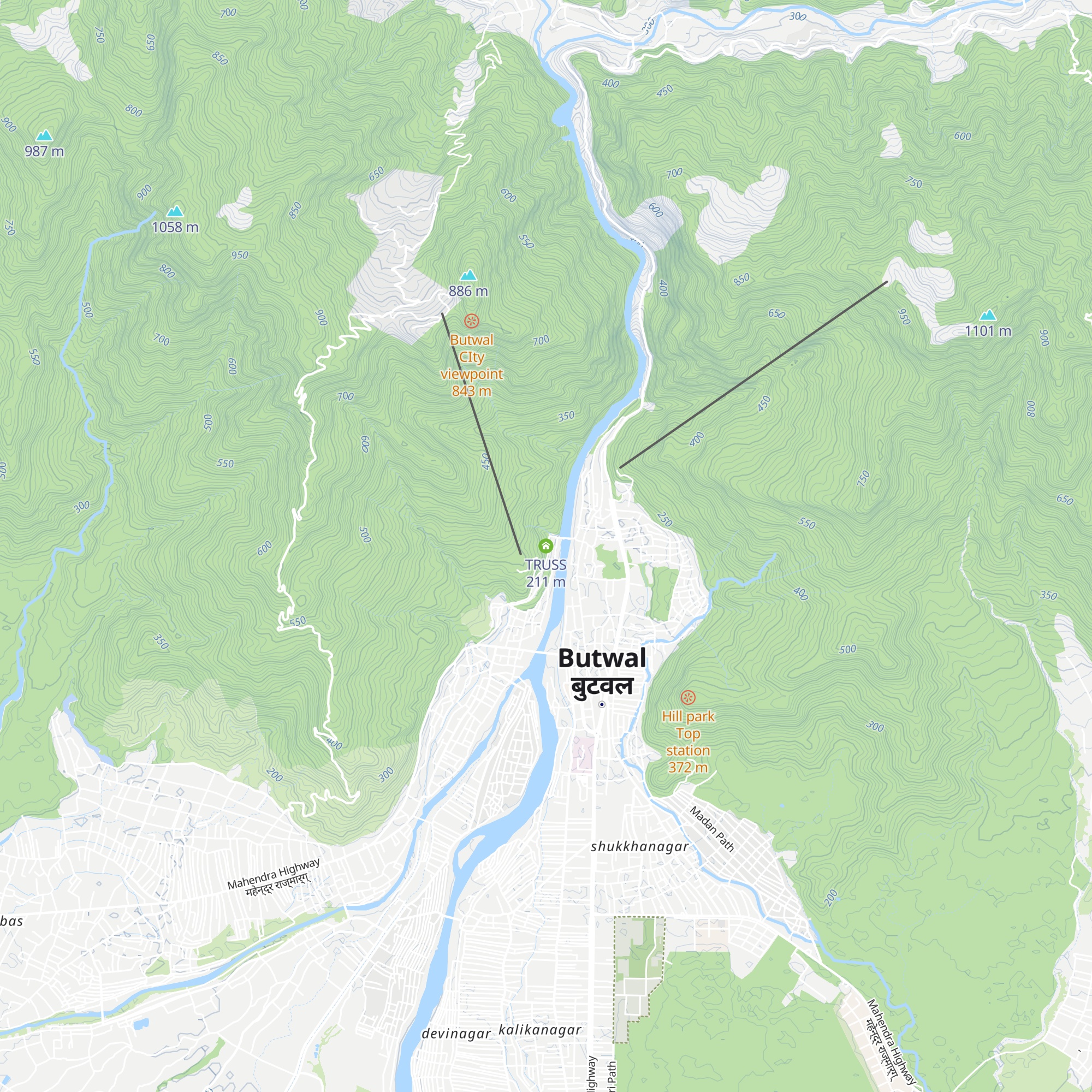TRUSS map