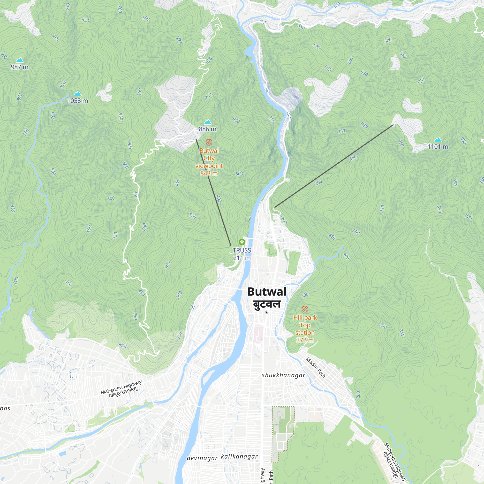TRUSS map