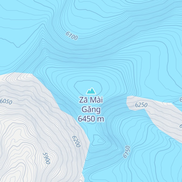 Map of Zā Mài Gǎng