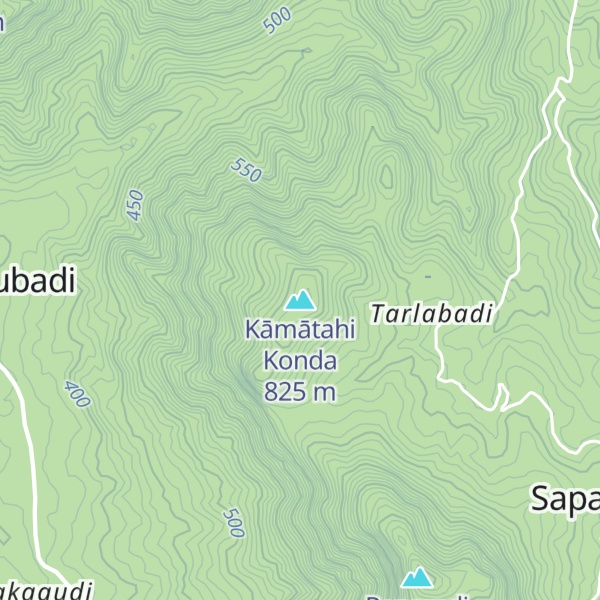 Map of Kāmātahi Konda