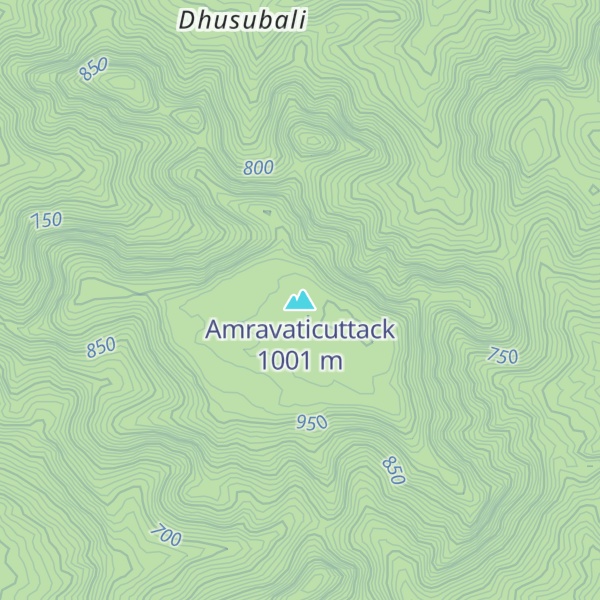 Map of Amravaticuttack