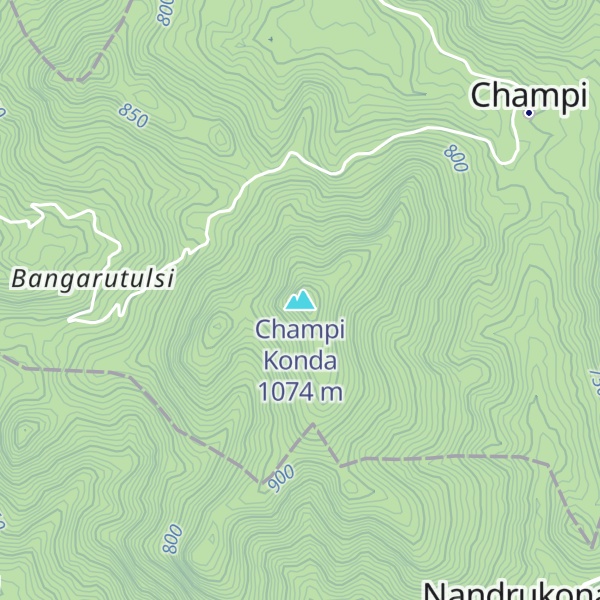 Map of Champi Konda