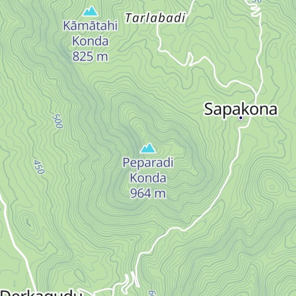Map of Peparadi Konda