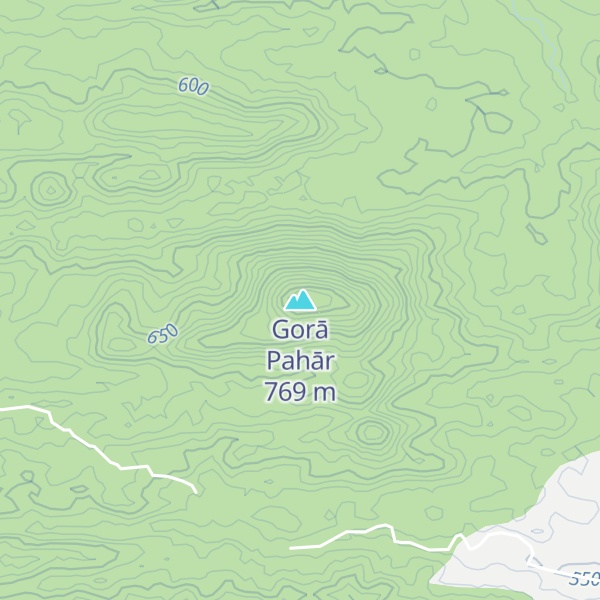 Map of Gorā Pahār