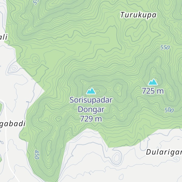 Map of Sorisupadar Dongar