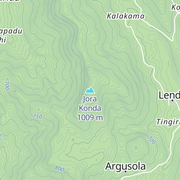 Map of Jora Konda