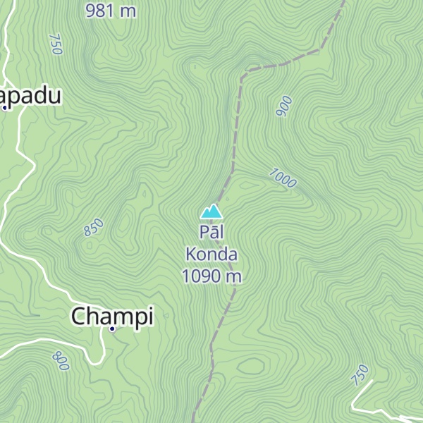 Map of Pāl Konda