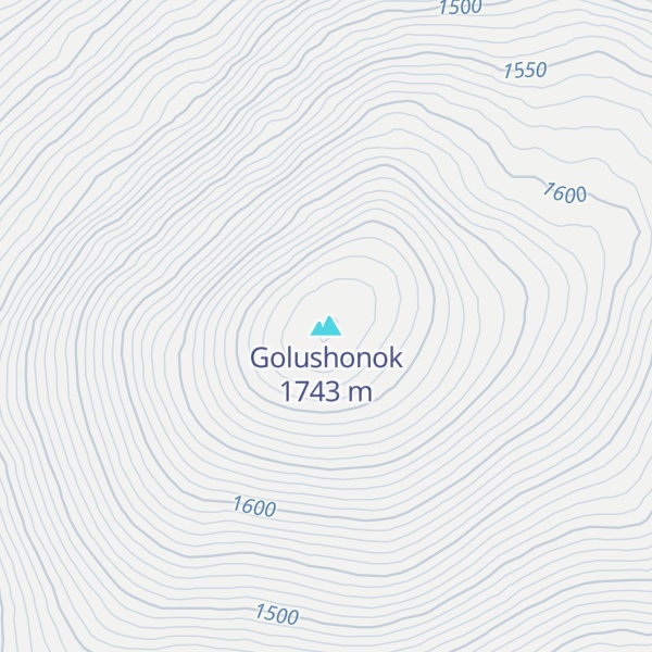 Map of Golushonok