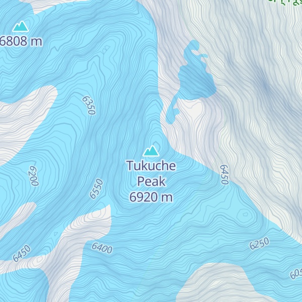 Map of Tukuche Peak