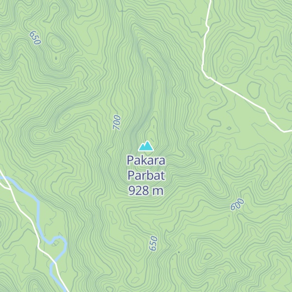 Map of Pakara Parbat