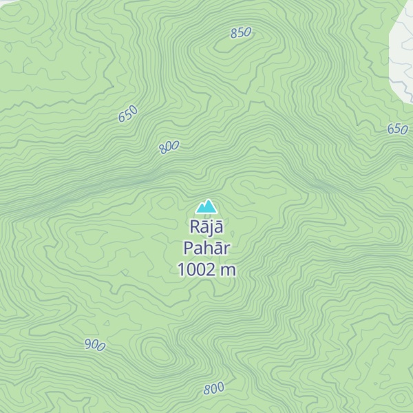Map of Rājā Pahār