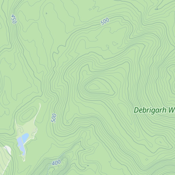 Map of Budha Pahar