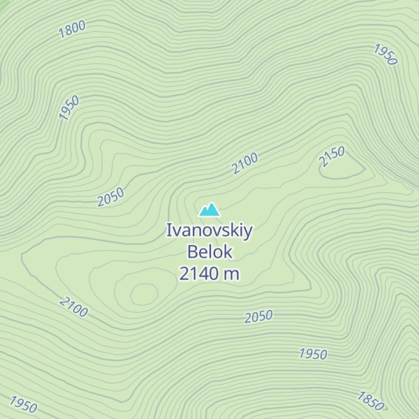 Map of Ivanovskiy Belok